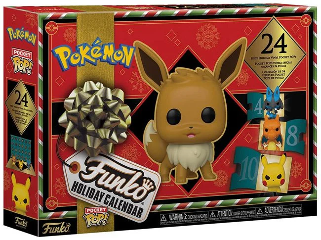 Pocket Pop! Pokemon 2023 Advent Funko Holiday Calendar (24 Vinyl Figures)