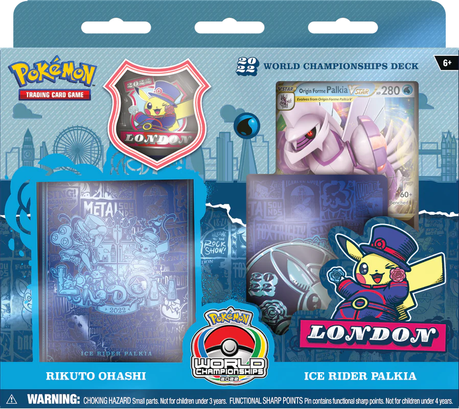 Pokemon 2022 World Championships Deck (Rikuto Ohashi, Ice Rider Palkia - Blue)