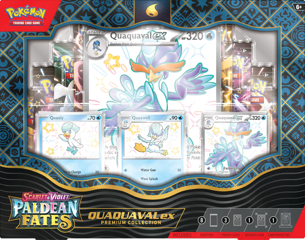 Pokemon Paldean Fates Premium Collection - Quaquaval ex