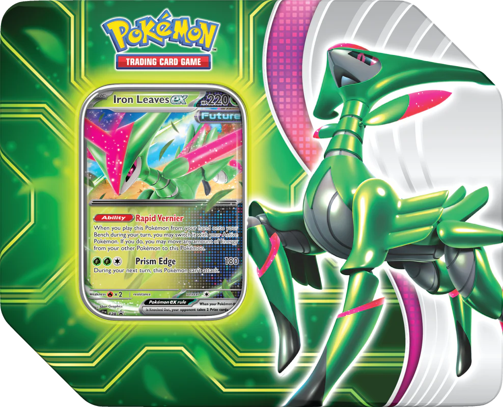 Pokemon Paradox Clash Tin - Iron Leaves ex