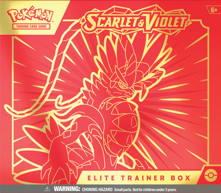 Pokemon Scarlet & Violet: Base Set Elite Trainer Box - Koraidon (Scarlet)