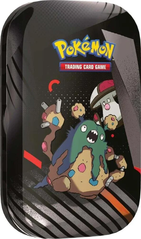Pokemon Scarlet & Violet: Black Bolt & White Flare Unova Mini Tin - Garbodor & Amoonguss