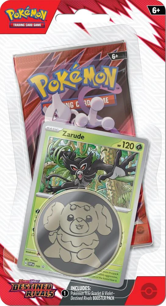 Pokemon Scarlet & Violet: Destined Rivals Checklane Blister Pack - Zarude