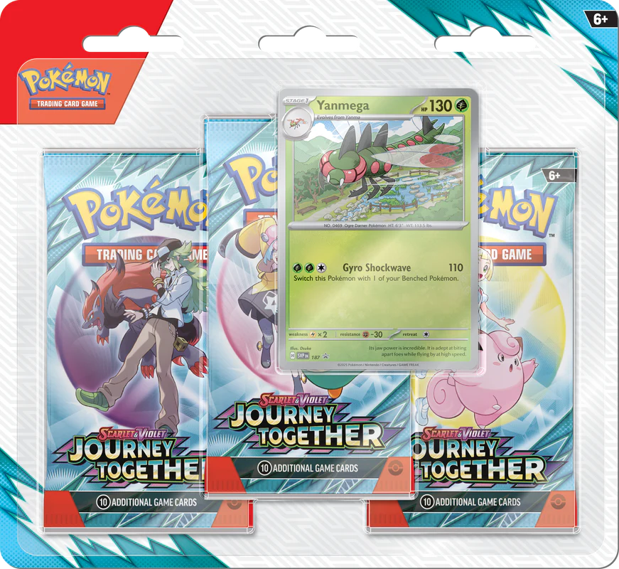Pokemon Scarlet & Violet: Journey Together 3 Pack Blister - Yanmega