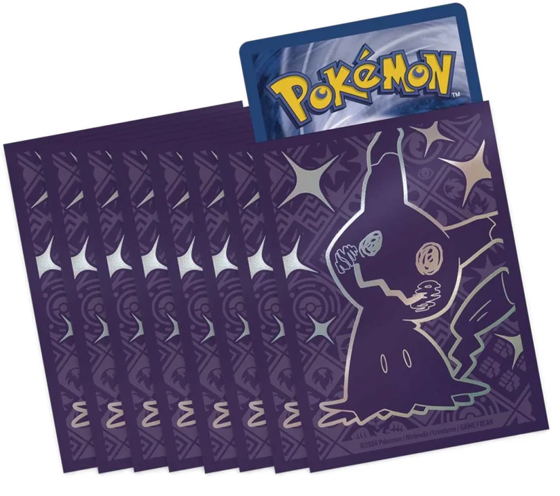 Pokemon Scarlet & Violet: Paldean Fates Standard Size Sleeves Only 65ct - Mimikyu (Generic Packaging)