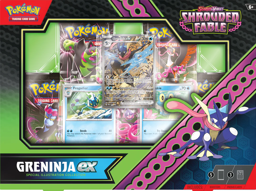 Pokemon Scarlet & Violet: Shrouded Fable - Special Illustration Collection - Greninja Ex