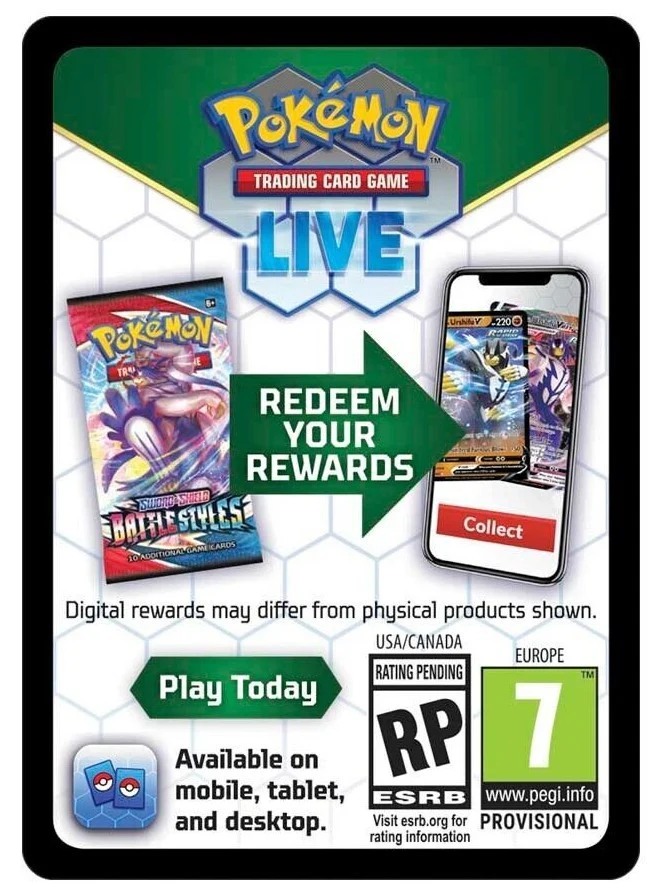 Pokemon Sword & Shield: Brilliant Stars Booster Pack Online Code (Pokemon TCGO Unused Digital Code by E-mail)