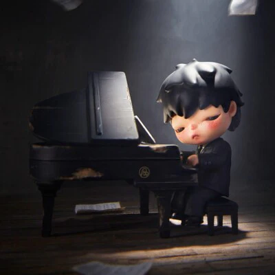 POP MART Hirono The Pianist Figure