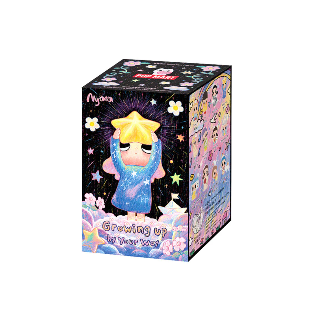 POP MART Nyota Growing up by Your Way Series Figures Blind Box (1 Random Blind Box)