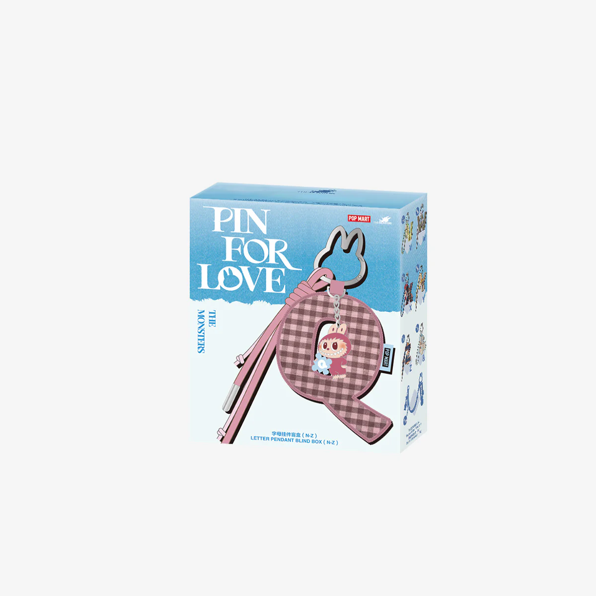 POP MART THE MONSTERS Pin for Love Series - Letter N-Z Pendant Labubu Blind Box (1 Random Blind Box) - Image 2