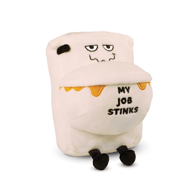 Punchkins Plush Toilet My Job Stinks