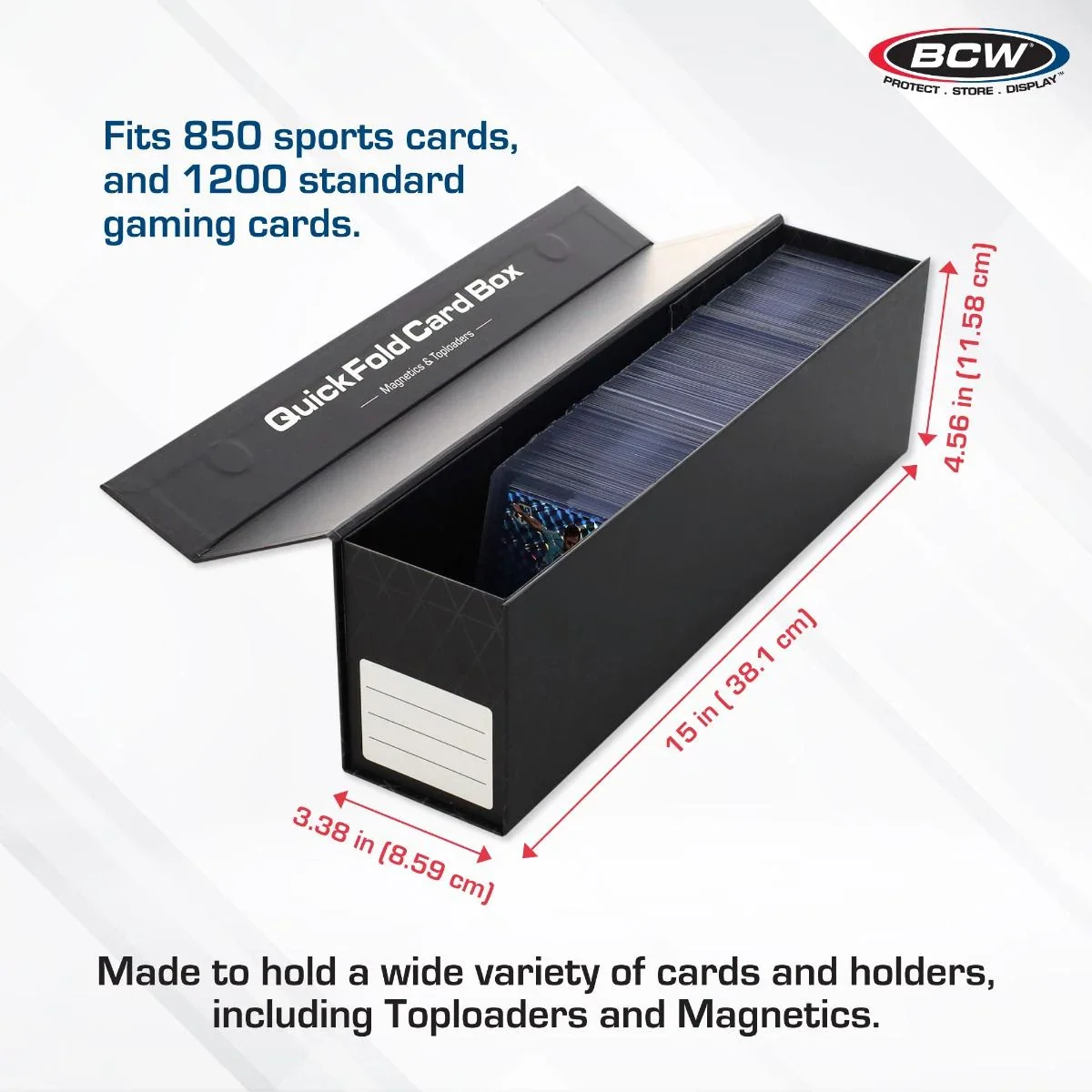 QuickFold Card Boxes - Magnetics & Toploaders 3 Pack - Image 2