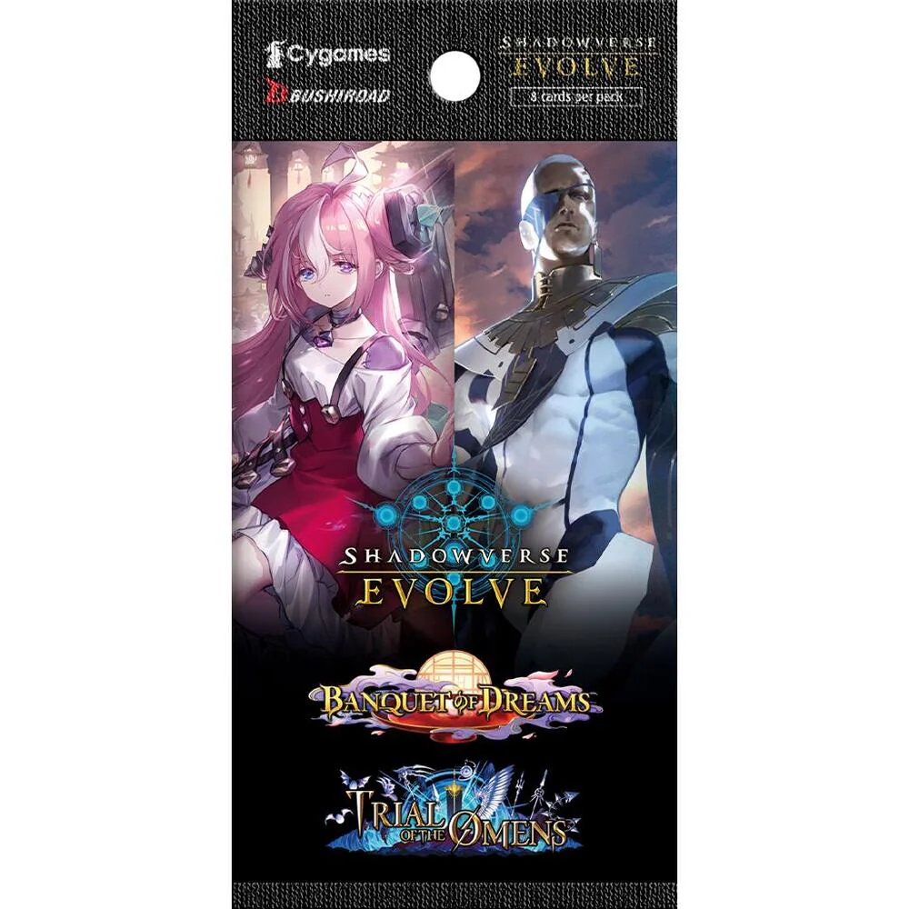Shadowverse Evolve: Banquet of Dreams and Trial of the Omens Booster Pack