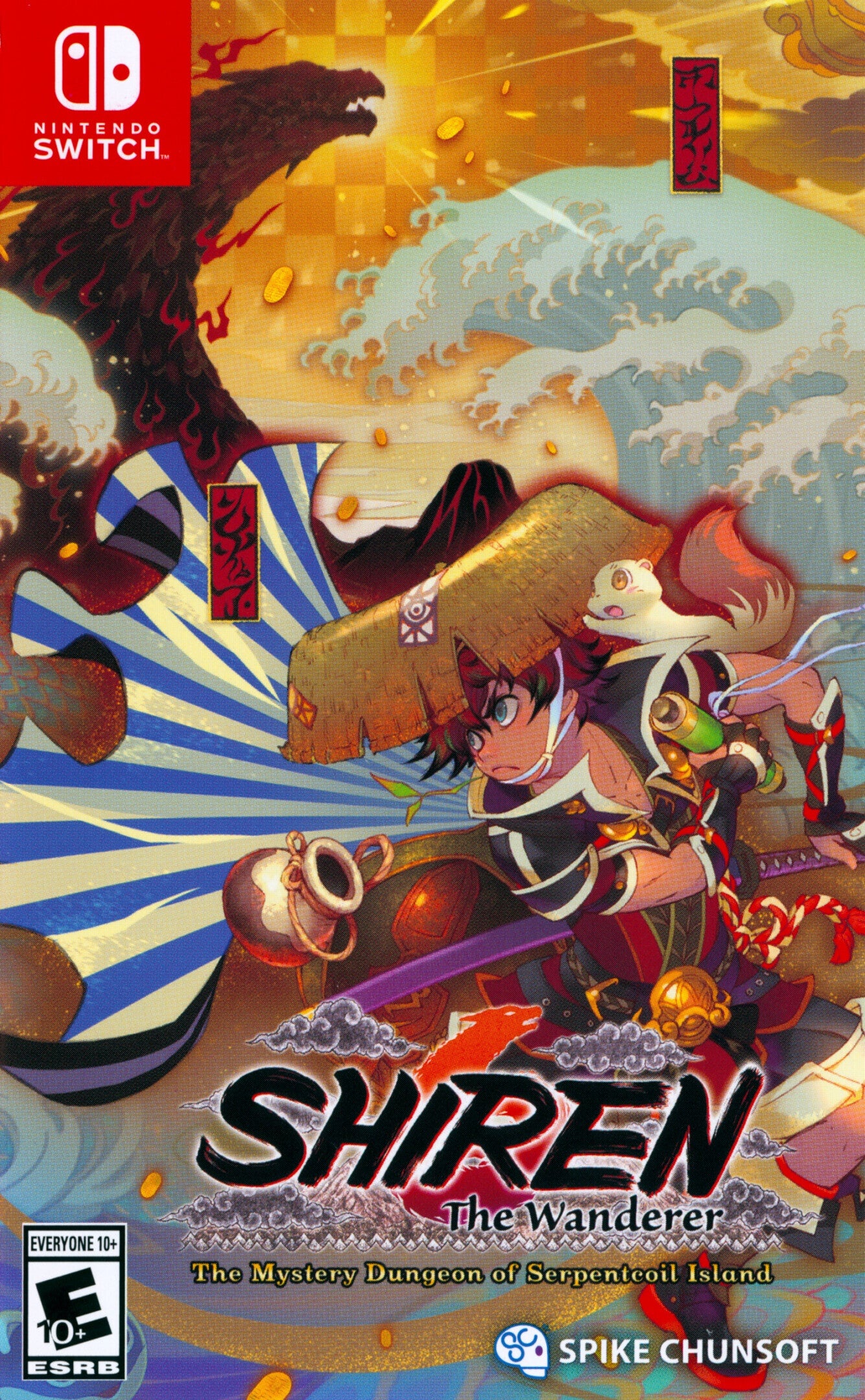 Shiren The Wanderer: The Mystery Dungeon of Serpentcoil Island - Switch (Pre-owned)
