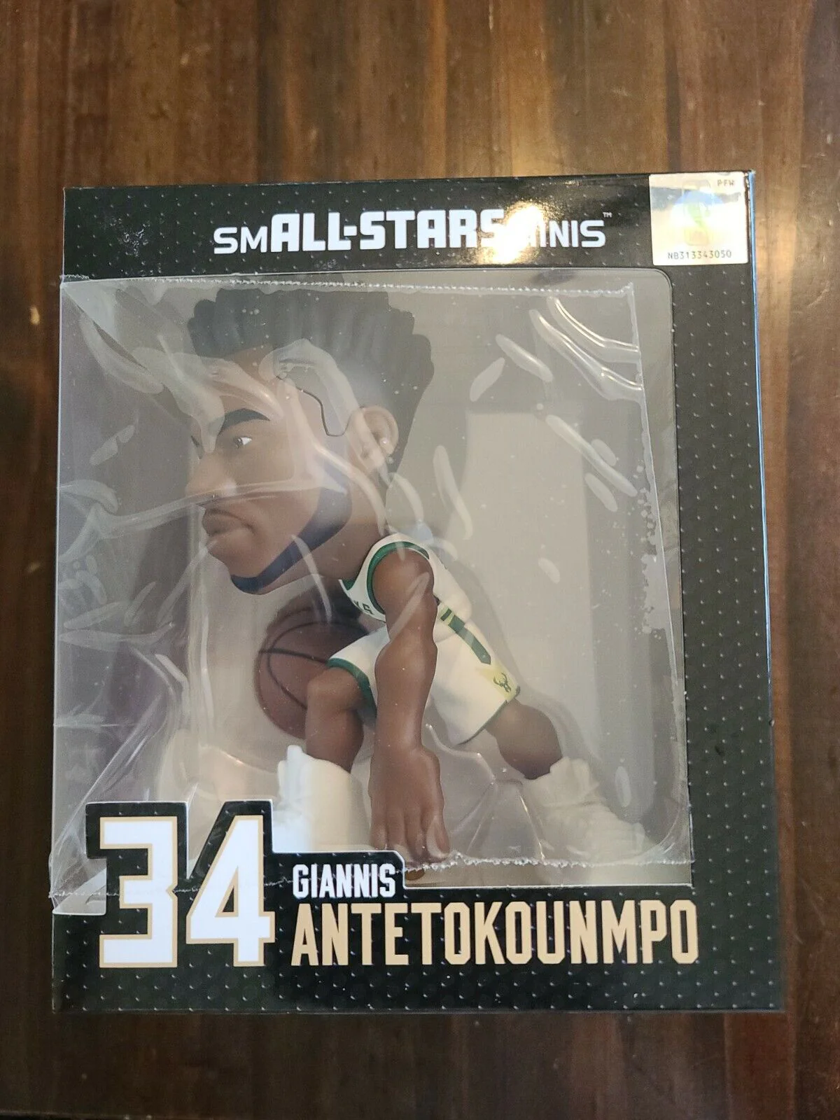 SMALL-STARS MINIS NBA 6" GIANNIS ANTETOKOUNMPO 2021/22 (MILWAUKEE BUCKS WHITE JERSEY) - Image 2