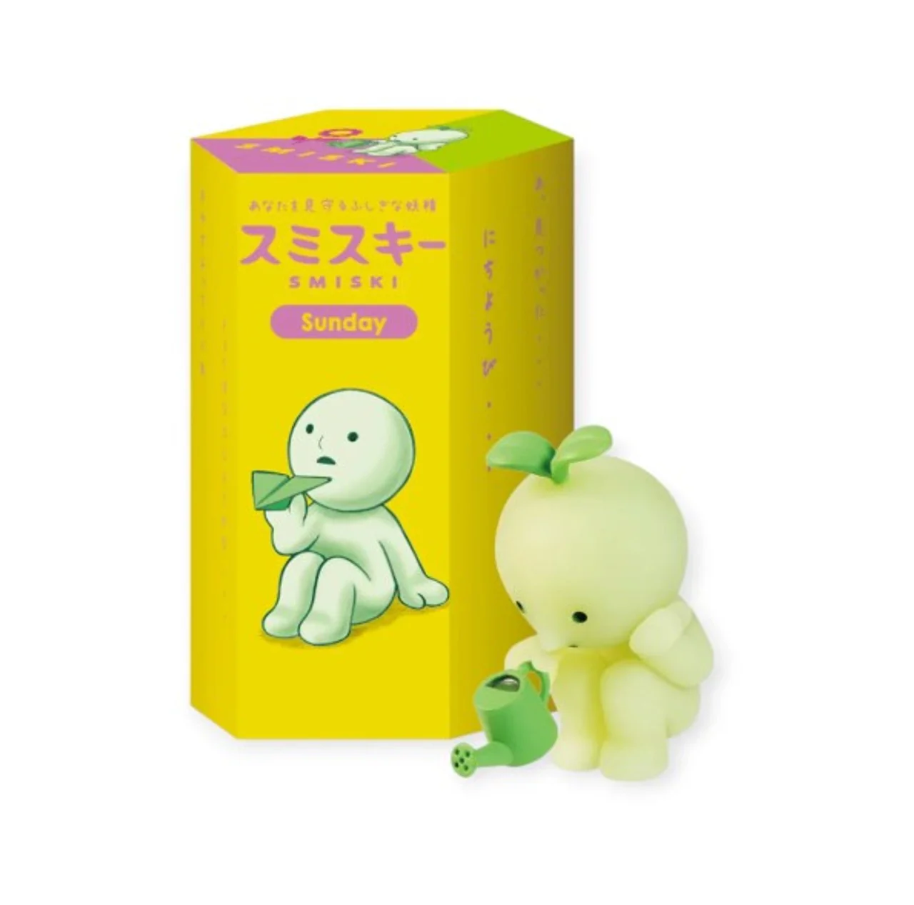 Smiski Mini Glow in the Dark Figure Blind Box - SUNDAY Series (1 Random Blind Box)
