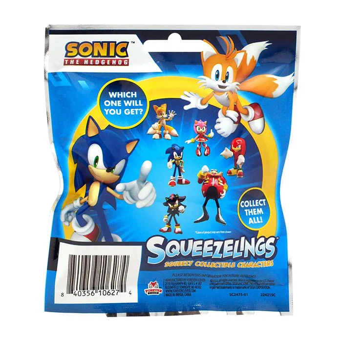 Sonic The Hedgehog Squeezelings Collectible Characters Blind Pack (1 Randomly Selected) - Image 2