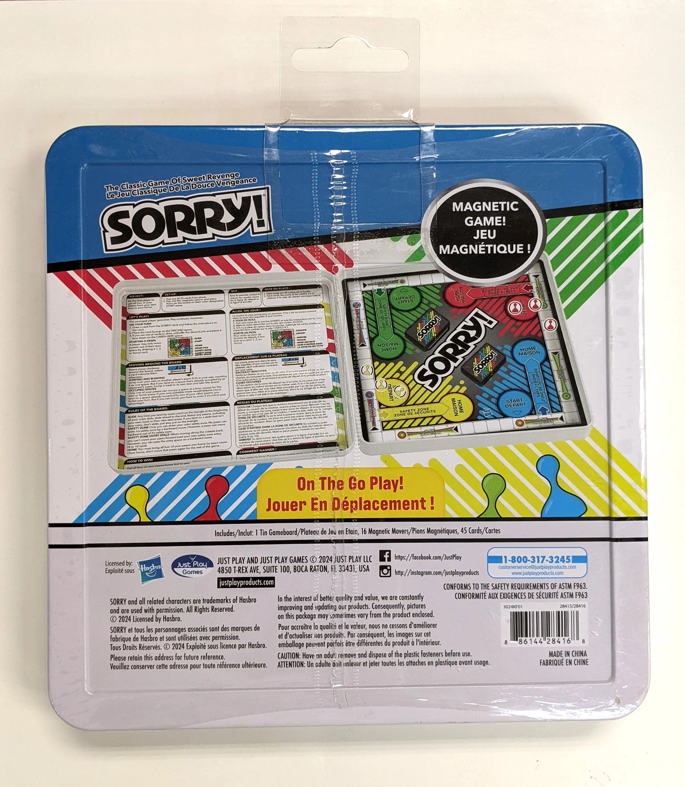 Sorry! Travel Magnetic Game [Hasbro] - Image 2