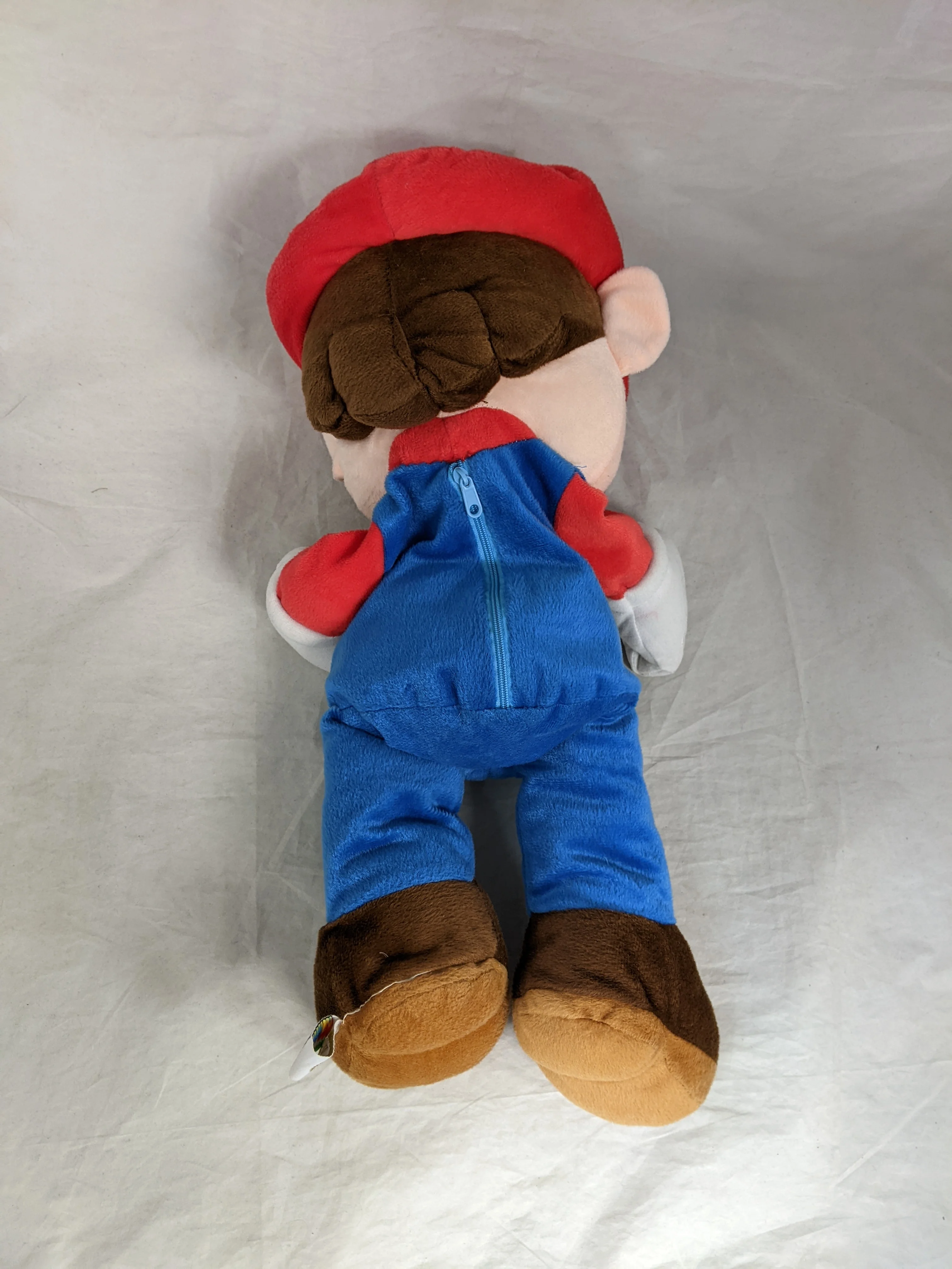 Super Mario 24" 2011 Plush - Mario (Pre-owned, Stitching Loose on the Mustache) - Image 2