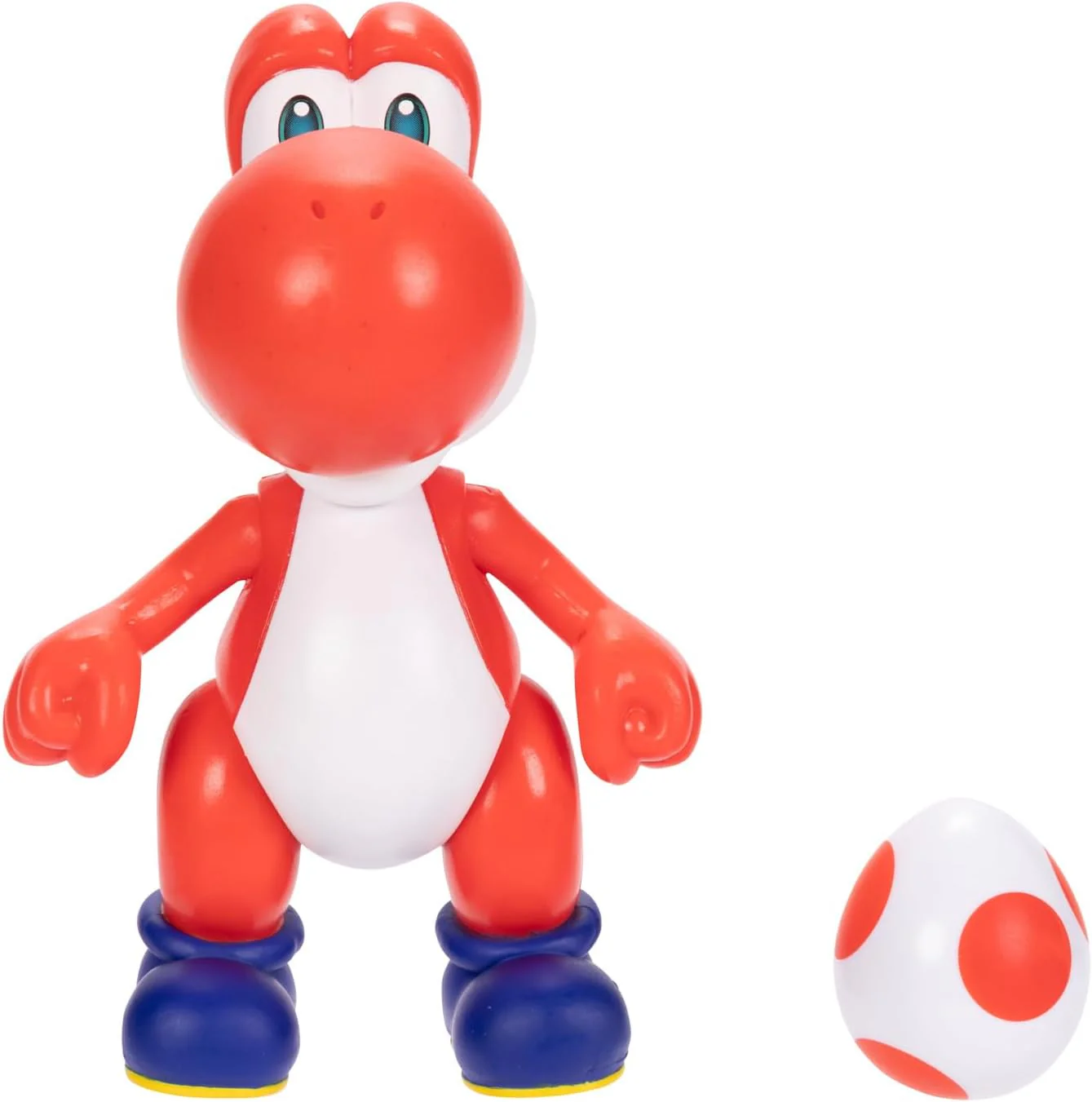 Super Mario 4" Figure - Red Yoshi with Egg [Jakks Pacific] - Image 2