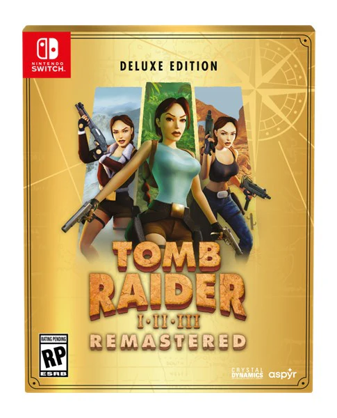 Tomb Raider I-III Remastered Starring Lara Croft Deluxe Edition - Switch