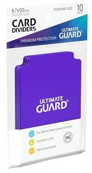 Ultimate Guard Standard Size Card Dividers 10ct - Purple