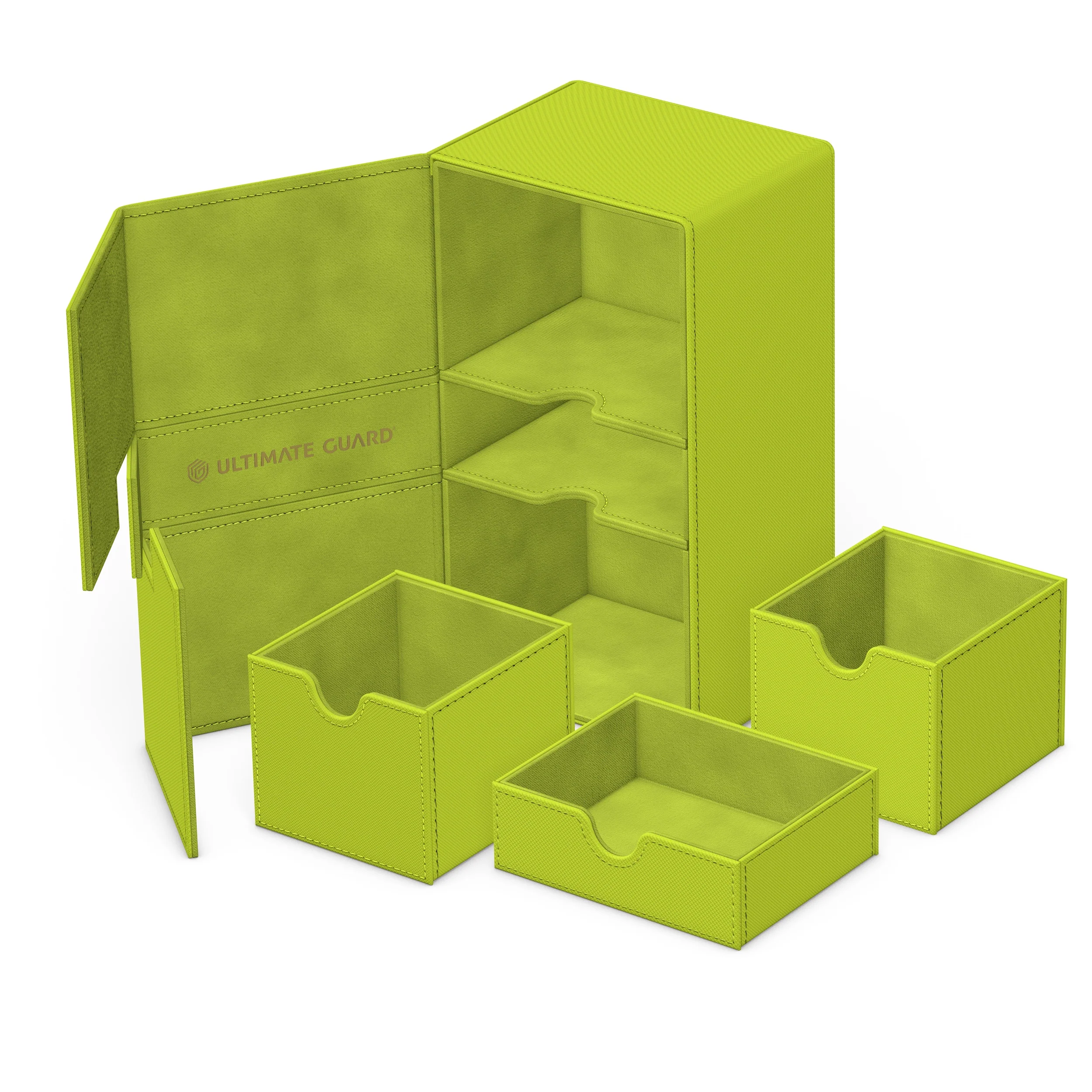 Ultimate Guard Twin Flip n Tray Xenoskin Summer Edition Deck Box 200+ - Lime
