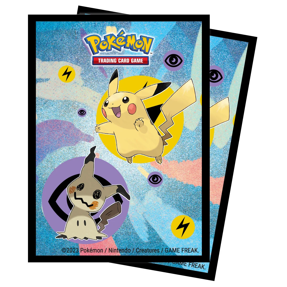 Ultra Pro Pokemon Standard Size Sleeves 65ct - Pikachu & Mimikyu