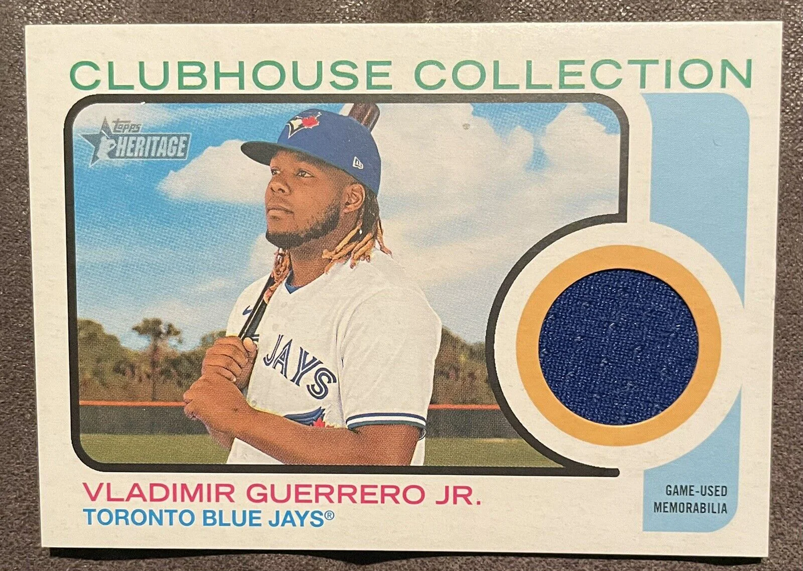 Vladimir Guerrero Jr.  - Toronto Blue Jays - Game-Used/Player Worn Swatch Relic Jersey Memorabilia Card - Sports Card Single (Randomly Selected, May Not Be Pictured) - Image 3