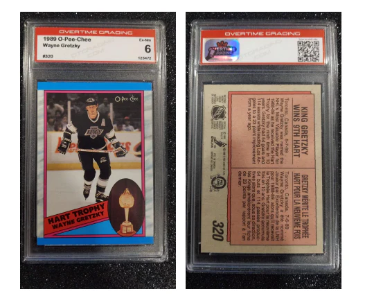 Wayne Gretzky - GRADED NHL Hockey REPACK - 1x Sports Card Single (Graded 3 or better, Various Grading Companies, Randomly Selected, Stock Photo) - Image 2