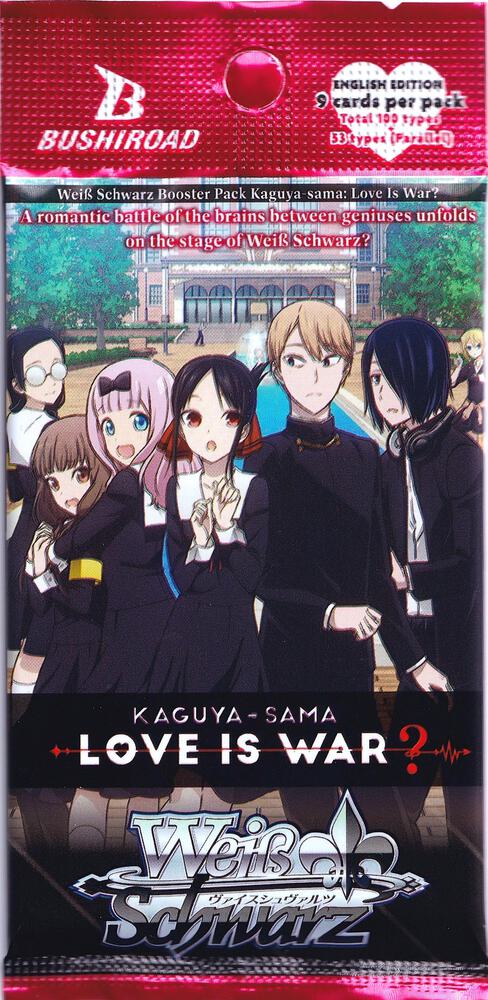 Weiss Schwarz: Kaguya-sama Love is War? 1st Edition Booster Pack