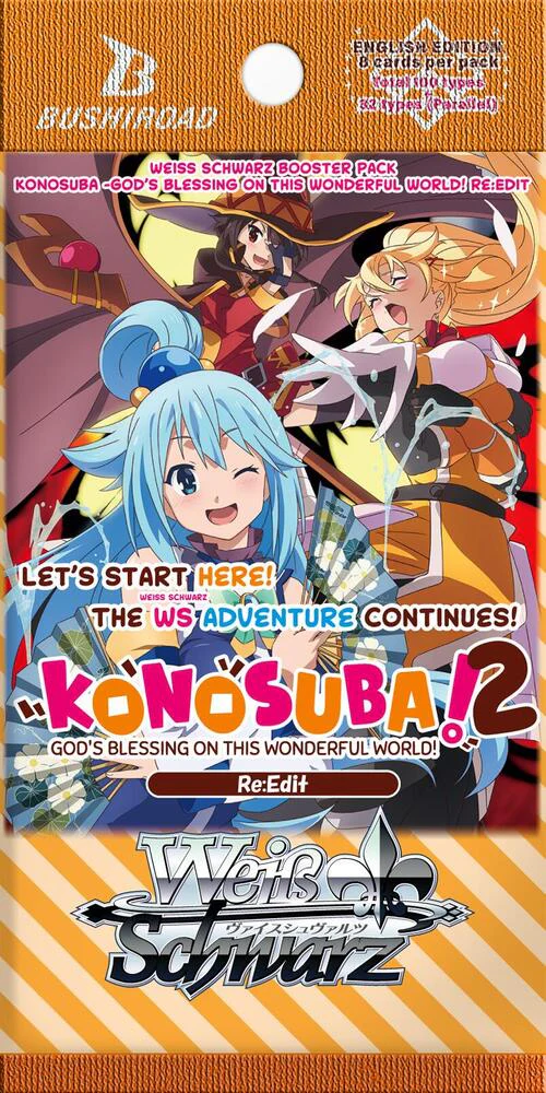 Weiss Schwarz: KonoSuba! God's Blessing On This Wonderful World Re:Edit 1st Edition Booster Pack