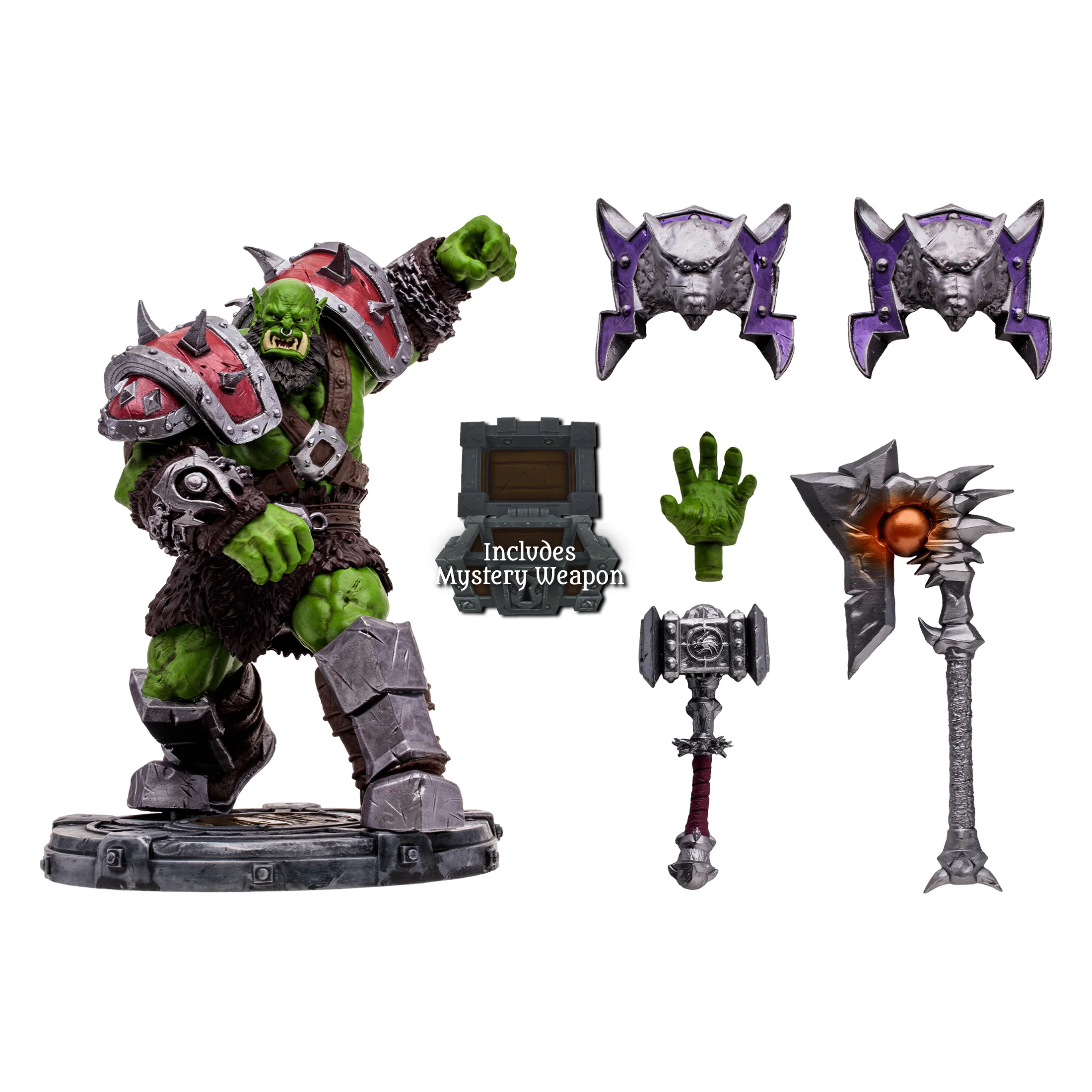 World of Warcraft - Orc Warrior & Orc Shaman Figure [McFarlane Toys] - Image 2