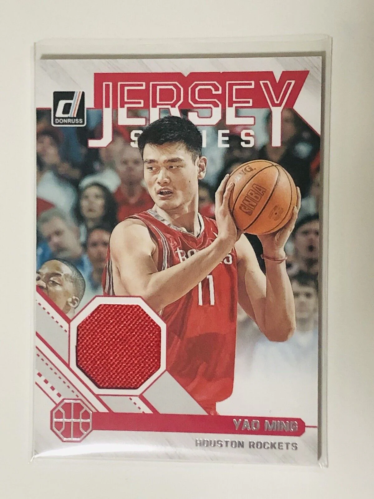 Yao Ming - Houston Rockets - NBA - Game-Used Worn Swatch Relic Jersey Memorabilia Card - Sports Card Single (Randomly Selected, May Not Be Pictured)
