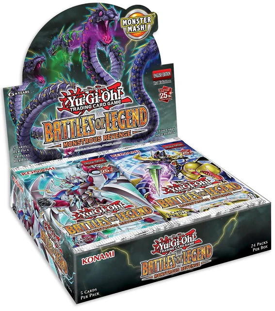 Yu-Gi-Oh! Battles of Legend: Monstrous Revenge 1st Edition Booster Box
